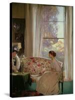 The Visit-George Clausen-Stretched Canvas