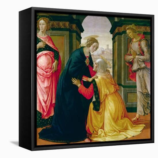 The Visitation, 1491-Domenico Ghirlandaio-Framed Stretched Canvas