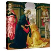 The Visitation, 1491-Domenico Ghirlandaio-Stretched Canvas