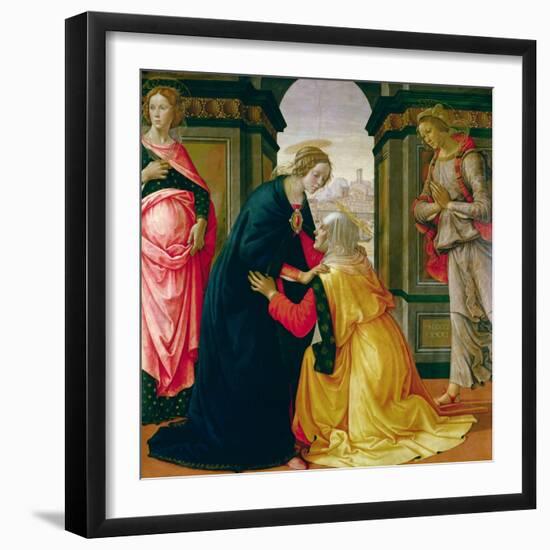 The Visitation, 1491-Domenico Ghirlandaio-Framed Giclee Print