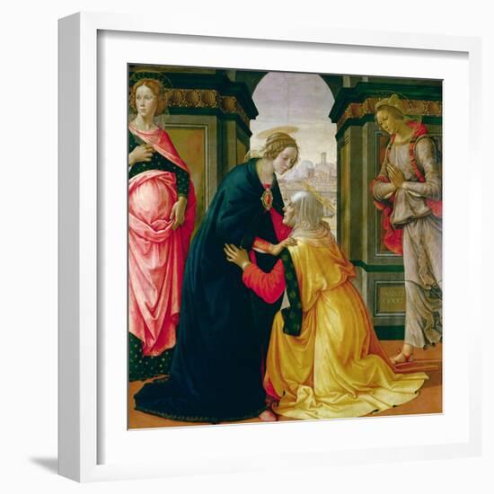 The Visitation, 1491-Domenico Ghirlandaio-Framed Giclee Print