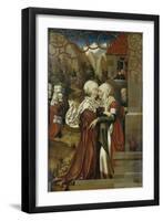 The Visitation, 1512-Hans Fries-Framed Premium Giclee Print