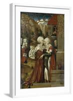 The Visitation, 1512-Hans Fries-Framed Giclee Print