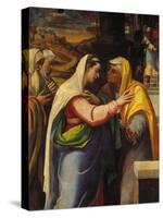 The Visitation, 1519-21-Sebastien Bourdon-Stretched Canvas