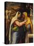 The Visitation, 1519-21-Sebastien Bourdon-Stretched Canvas