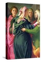 The Visitation, 1528-30 (Detail)-Jacopo da Carucci Pontormo-Stretched Canvas