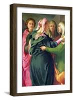 The Visitation, 1528-30 (Detail)-Jacopo da Carucci Pontormo-Framed Giclee Print