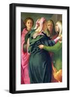 The Visitation, 1528-30 (Detail)-Jacopo da Carucci Pontormo-Framed Giclee Print