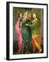 The Visitation, 1528-30 (Fresco) (See 208284 and 60439 for Details)-Jacopo da Carucci Pontormo-Framed Giclee Print