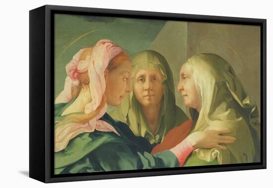 The Visitation, 1528-30-Jacopo Pontormo-Framed Stretched Canvas