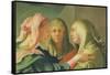 The Visitation, 1528-30-Jacopo Pontormo-Framed Stretched Canvas