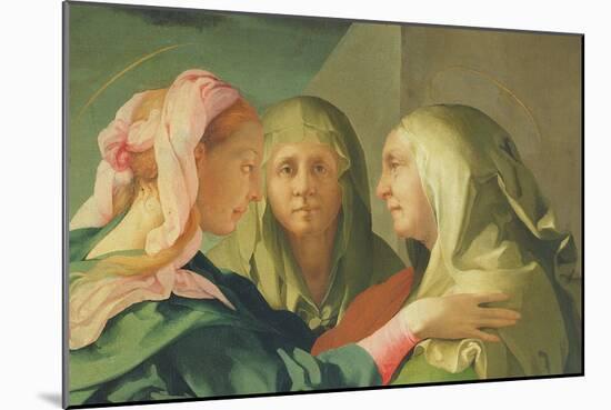 The Visitation, 1528-30-Jacopo Pontormo-Mounted Giclee Print