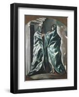 The Visitation, 1607-1614-El Greco-Framed Giclee Print