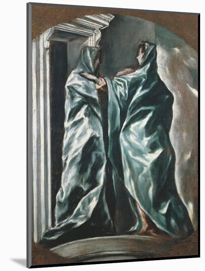 The Visitation, 1607-1614-El Greco-Mounted Giclee Print