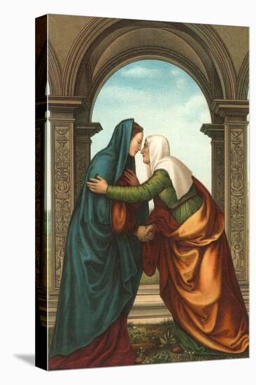 The Visitation by Albertinelli, Florence-null-Stretched Canvas