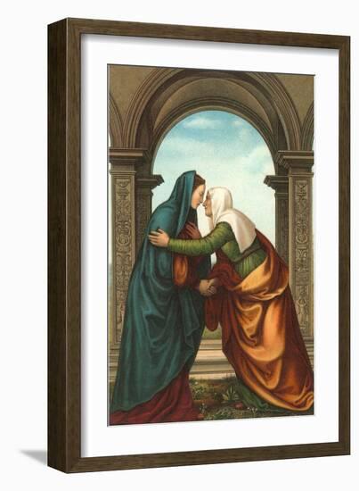 The Visitation by Albertinelli, Florence-null-Framed Art Print