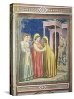 The Visitation, circa 1305-Giotto di Bondone-Stretched Canvas