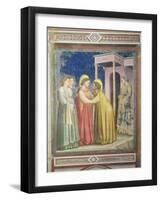 The Visitation, circa 1305-Giotto di Bondone-Framed Giclee Print