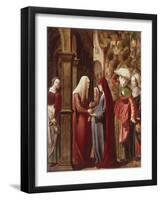 The Visitation, Detail from Scenes of the Life of the Virgin, 1511-Marx Reichlich-Framed Giclee Print