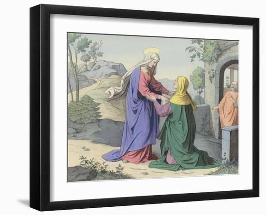 The Visitation of St Elizabeth-null-Framed Giclee Print