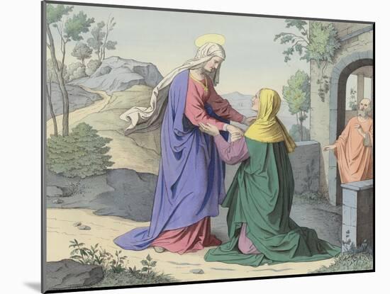 The Visitation of St Elizabeth-null-Mounted Giclee Print