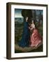 The Visitation of the Virgin to Saint Elizabeth. Panel from an Altarpiece, Ca 1515-null-Framed Giclee Print