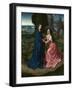 The Visitation of the Virgin to Saint Elizabeth. Panel from an Altarpiece, Ca 1515-null-Framed Giclee Print