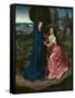 The Visitation of the Virgin to Saint Elizabeth. Panel from an Altarpiece, Ca 1515-null-Framed Stretched Canvas