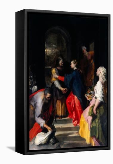 The Visitation Painting by Federico Fiori Called Barocci (Baroccio) (1528-1612) Said the Baroche 15-Federico Fiori Barocci or Baroccio-Framed Stretched Canvas