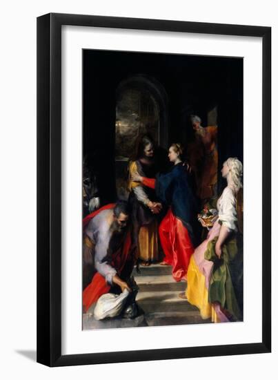 The Visitation Painting by Federico Fiori Called Barocci (Baroccio) (1528-1612) Said the Baroche 15-Federico Fiori Barocci or Baroccio-Framed Giclee Print