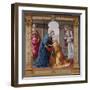 The Visitation Tapestry-null-Framed Giclee Print