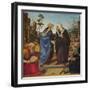 'The Visitation with Saints Nicholas and Anthony Abbot', c1489-1490-Piero di Cosimo-Framed Giclee Print