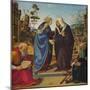 'The Visitation with Saints Nicholas and Anthony Abbot', c1489-1490-Piero di Cosimo-Mounted Giclee Print