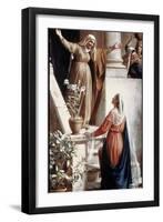 The Visitation-Carl Bloch-Framed Giclee Print