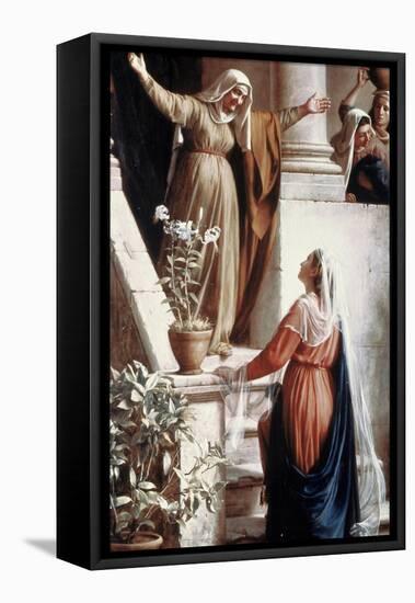 The Visitation-Carl Bloch-Framed Stretched Canvas