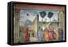 The Visitation-Domenico Ghirlandaio-Framed Stretched Canvas