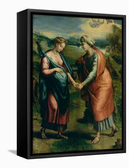 The Visitation-Raphael-Framed Stretched Canvas