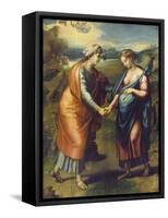 The Visitation-Raphael-Framed Stretched Canvas