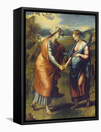 The Visitation-Raphael-Framed Stretched Canvas