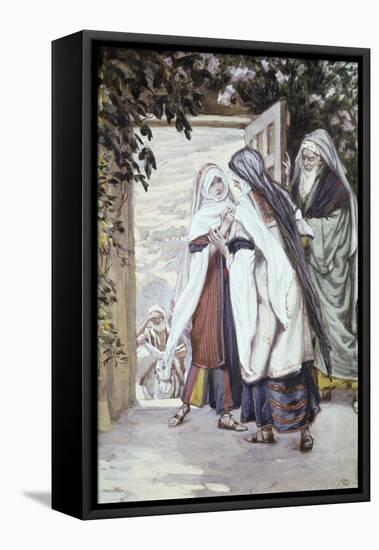 The Visitation-James Tissot-Framed Stretched Canvas