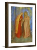 The Visitation-Odilon Redon-Framed Giclee Print