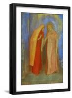 The Visitation-Odilon Redon-Framed Giclee Print