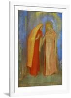 The Visitation-Odilon Redon-Framed Giclee Print