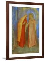 The Visitation-Odilon Redon-Framed Giclee Print