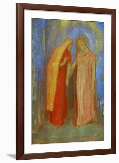 The Visitation-Odilon Redon-Framed Giclee Print