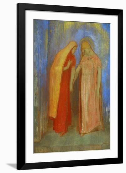 The Visitation-Odilon Redon-Framed Giclee Print