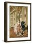 The Visiting Salesman, 1878-Caspar Augustin Geiger-Framed Giclee Print