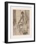 The Visitor (Recto), C.1881 (Pencil on Paper)-Mary Stevenson Cassatt-Framed Giclee Print