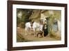 The Visitor-George Augustus Holmes-Framed Premium Giclee Print