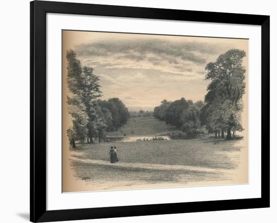 The Vista, Kensington Palace, 1902-Thomas Robert Way-Framed Giclee Print